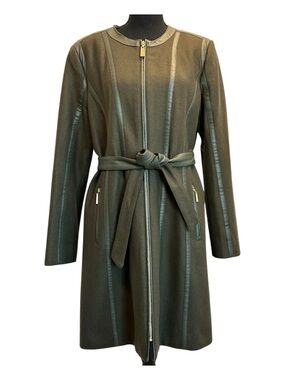 Women’s Olive Green Belted Coat